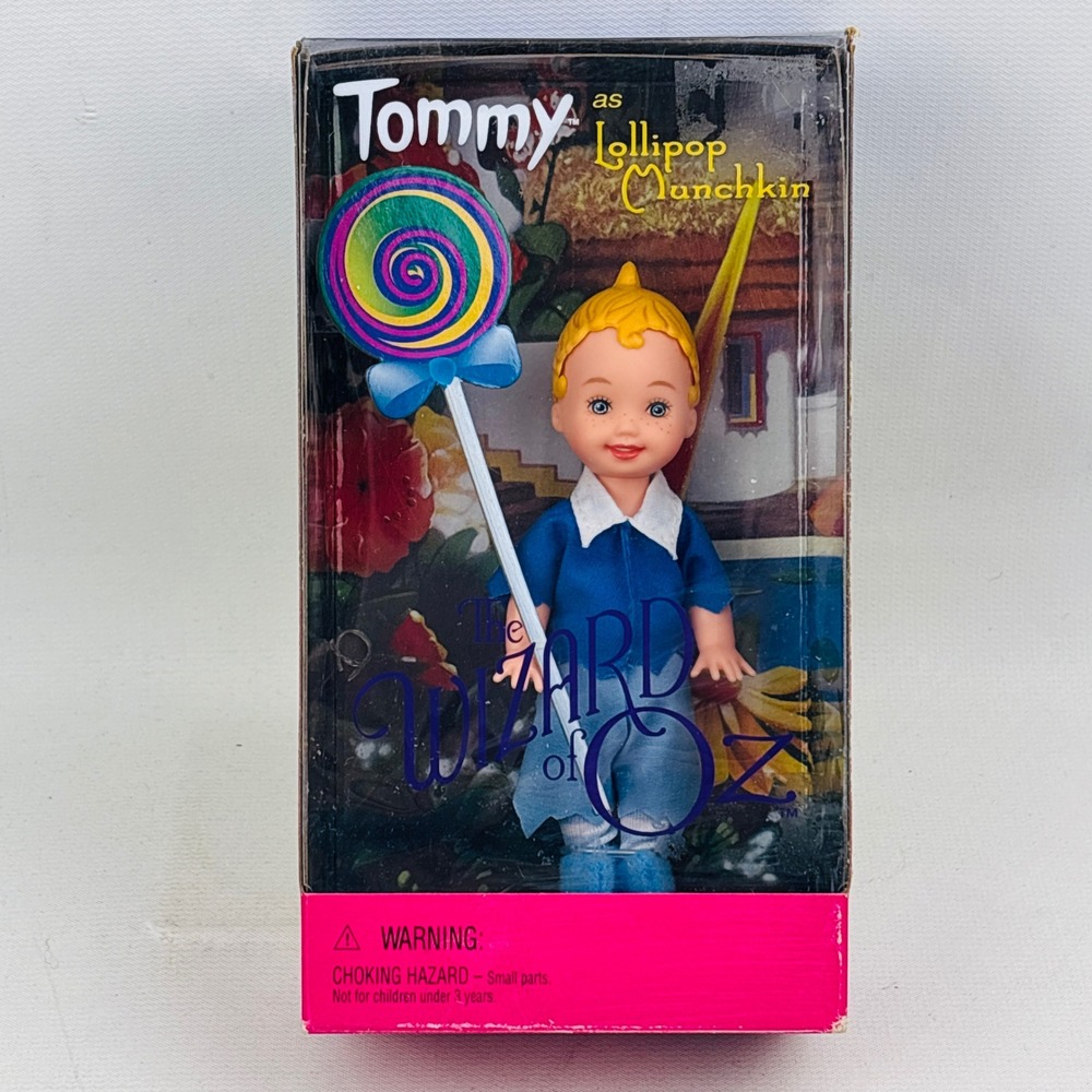 Tommy Lollipop Munchkin‎ Doll Barbie The Wizard of Oz 25819 Mattel 1999 Vintage